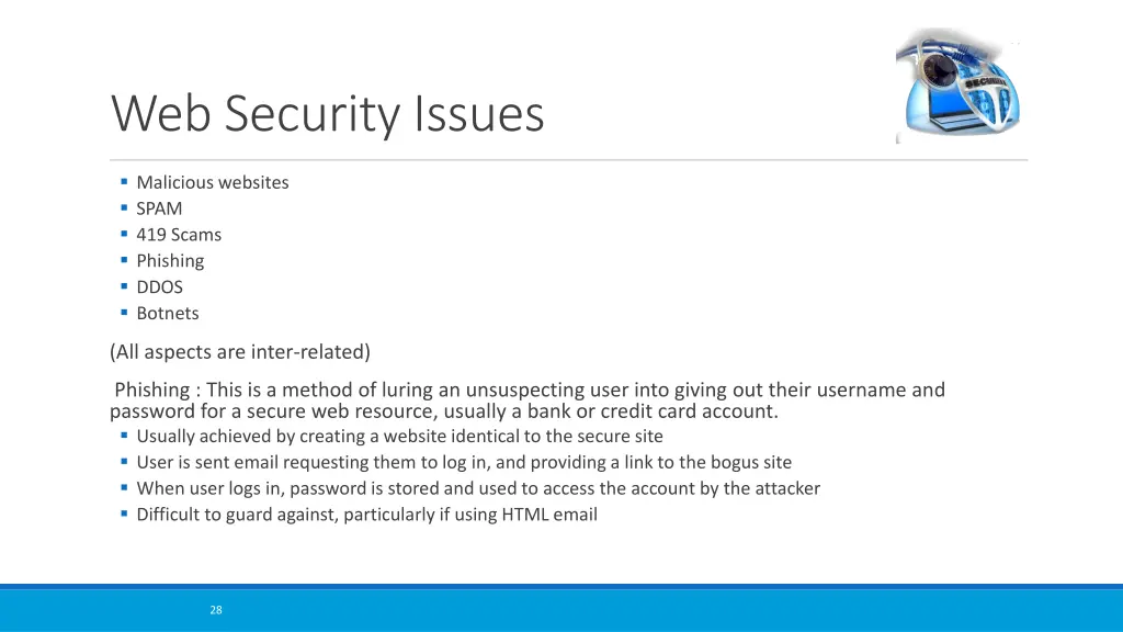 web security issues