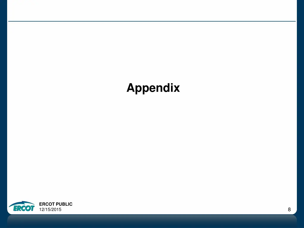 appendix