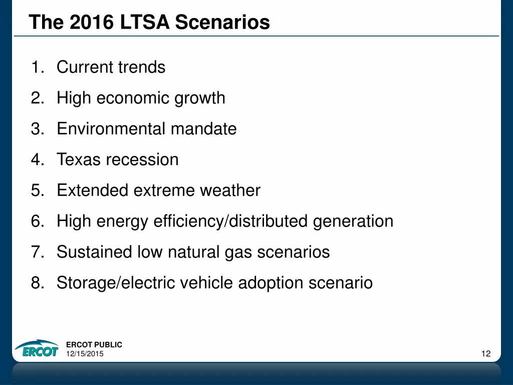 the 2016 ltsa scenarios