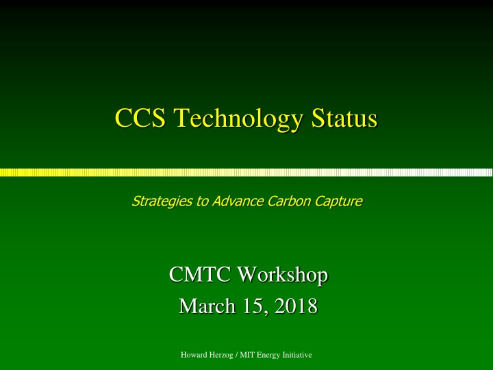 ccs technology status