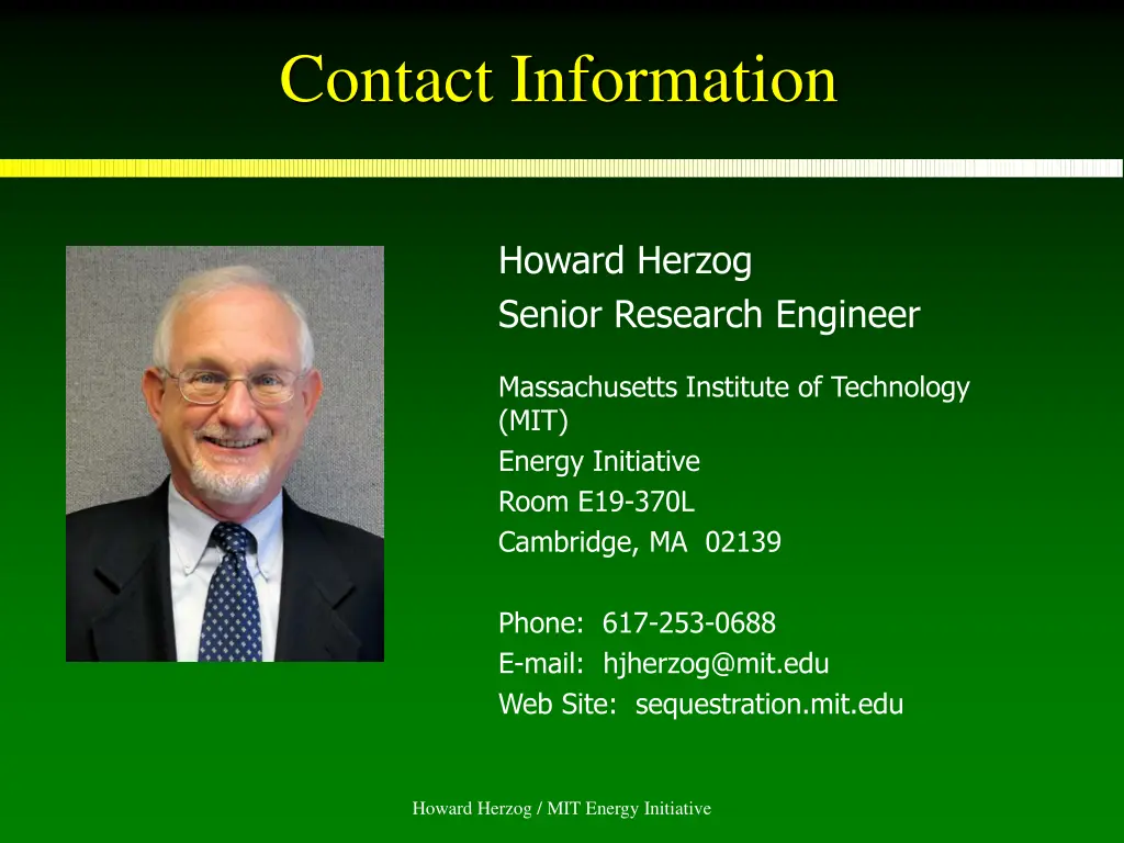 contact information