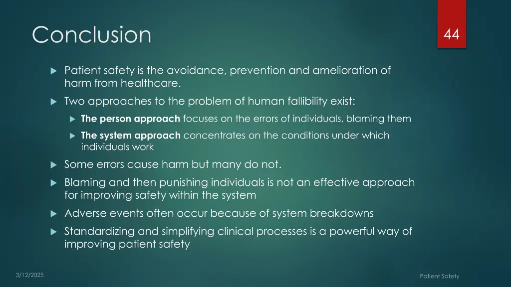 conclusion