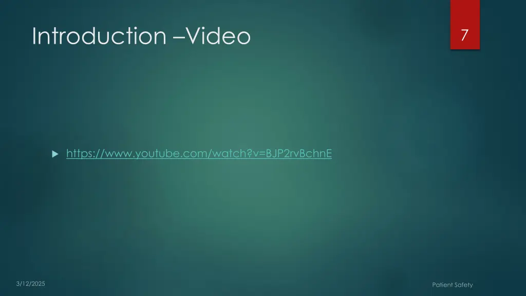 introduction video