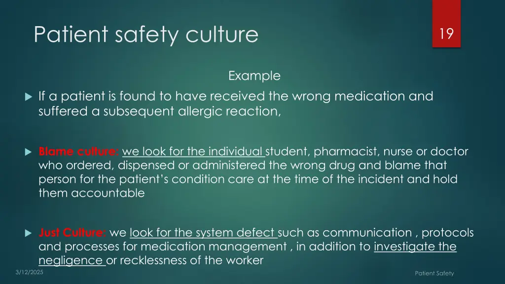patient safety culture 1