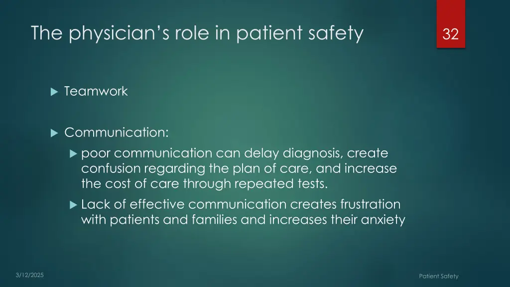 the physician s role in patient safety 1