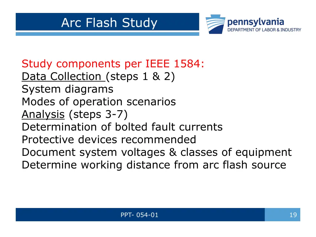 arc flash study