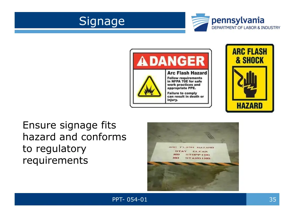signage