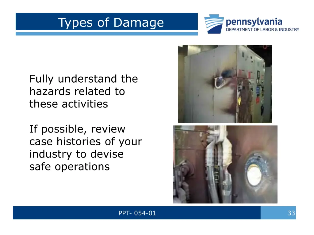 types of damage