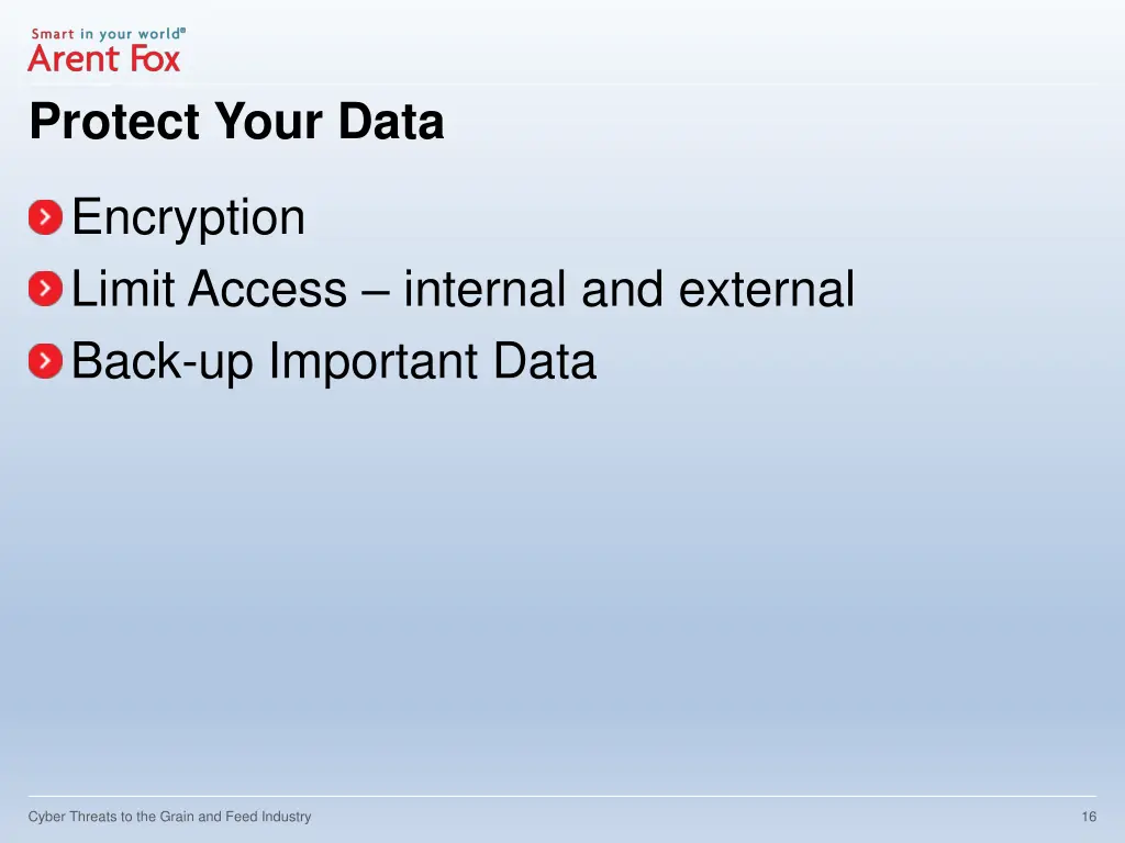 protect your data