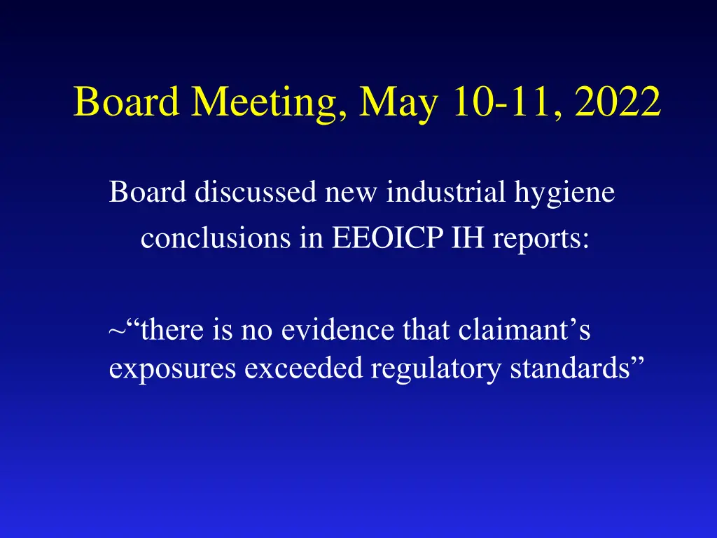 board meeting may 10 11 2022