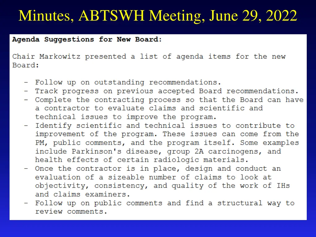minutes abtswh meeting june 29 2022