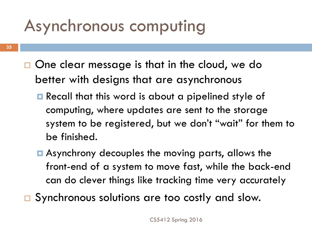 asynchronous computing