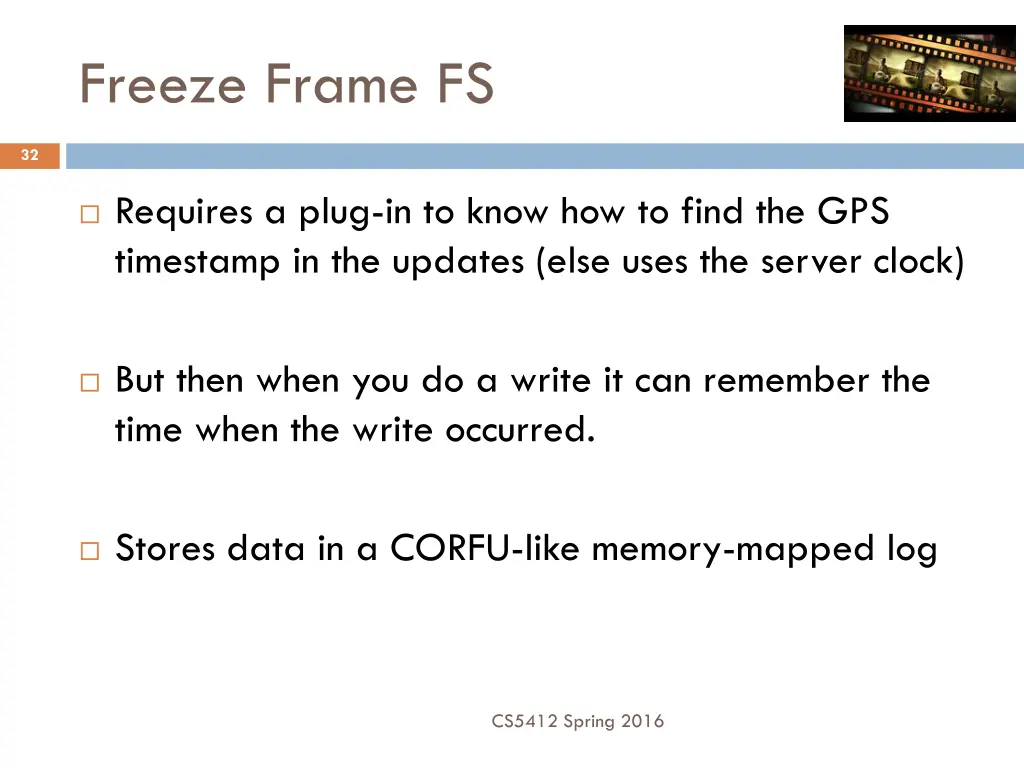 freeze frame fs 1
