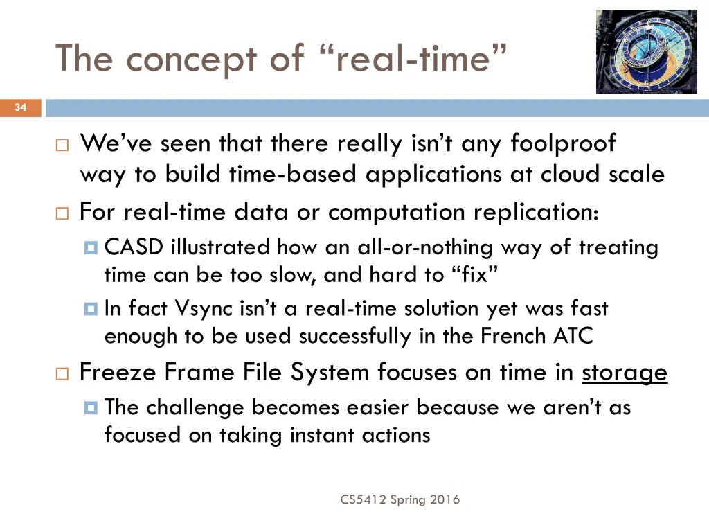 the concept of real time