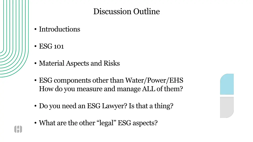 discussion outline