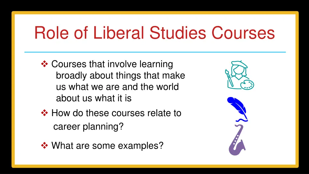 role of liberal studies courses