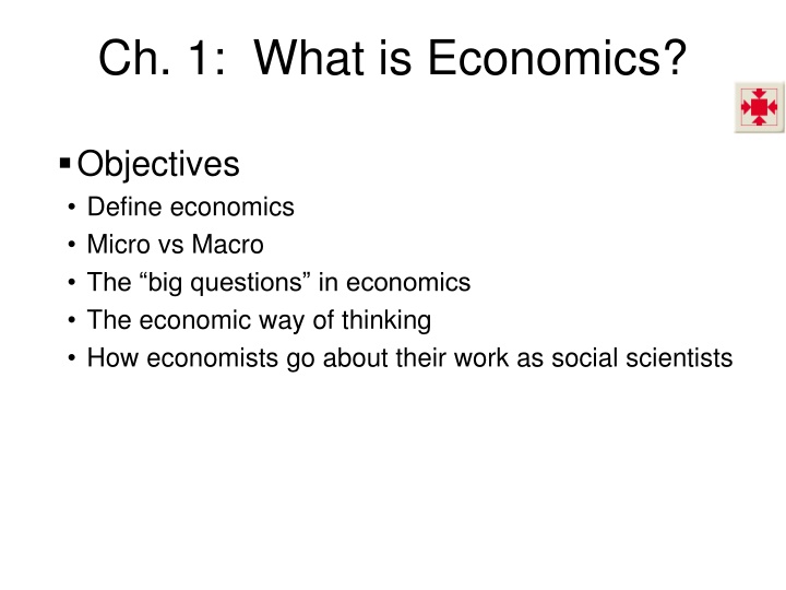 ch 1 what is economics
