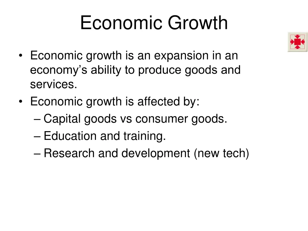 economic growth