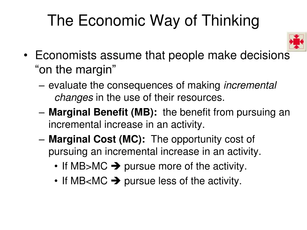 the economic way of thinking 1