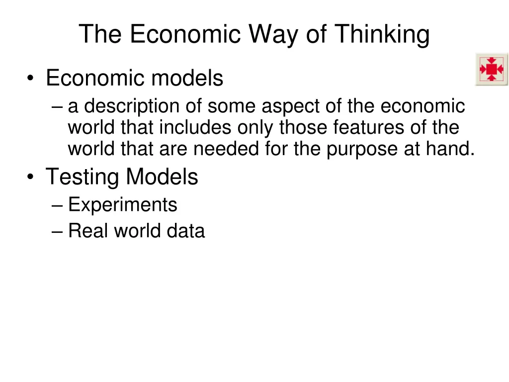 the economic way of thinking 4
