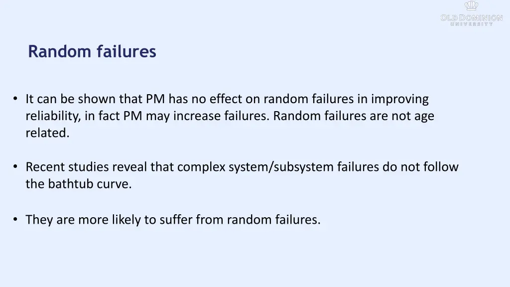 random failures
