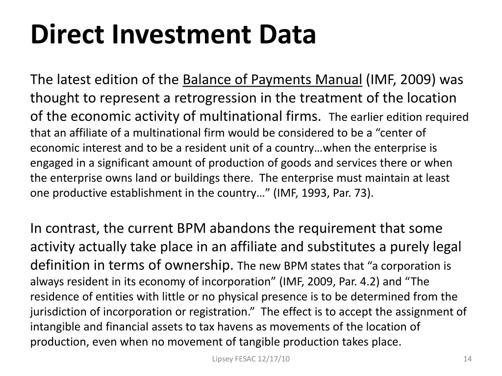 direct investment data 1