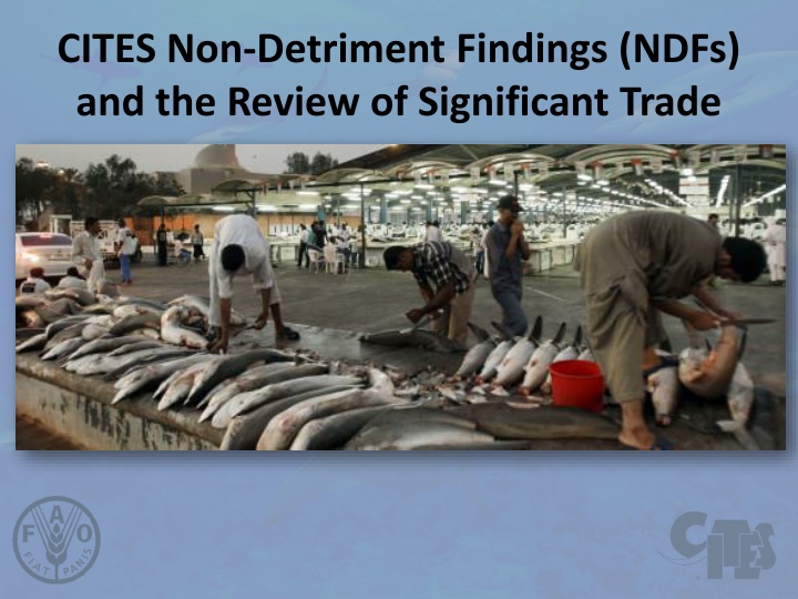 cites non detriment findings ndfs and the review