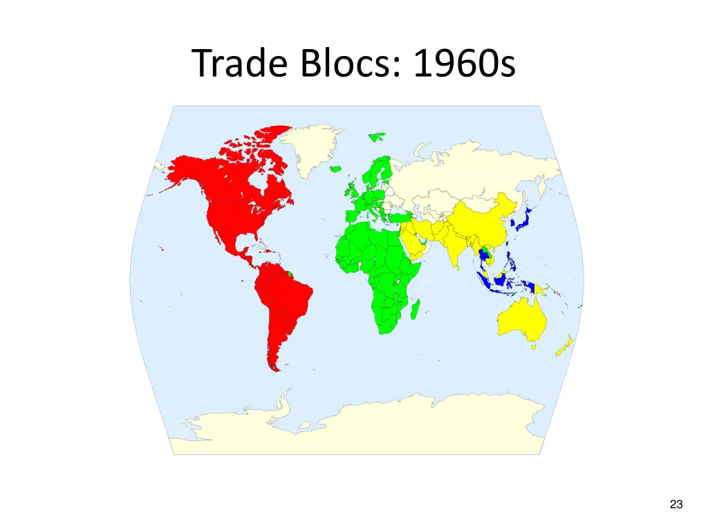 trade blocs 1960s
