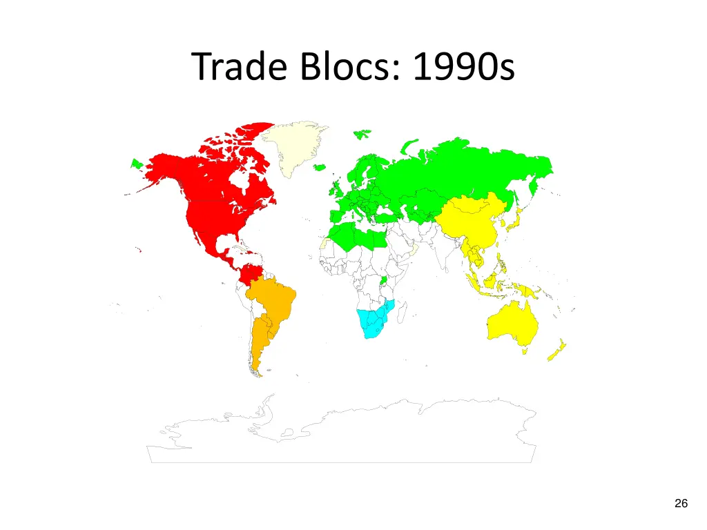 trade blocs 1990s