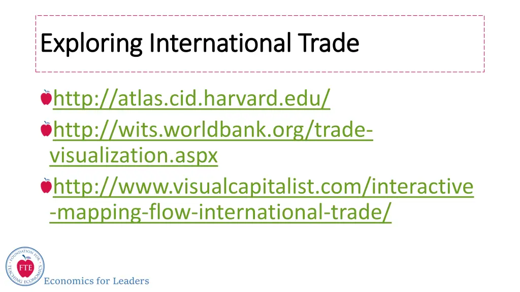 exploring international trade exploring