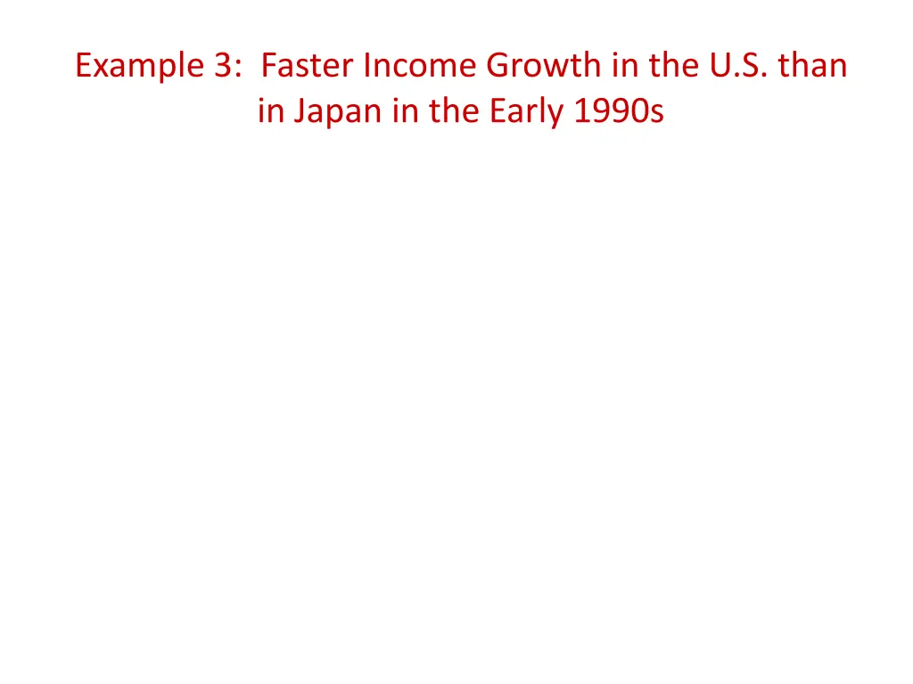 example 3 faster income growth in the u s than