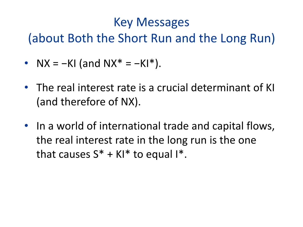 key messages