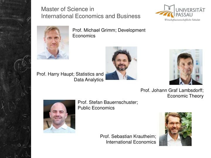master of science in international economics