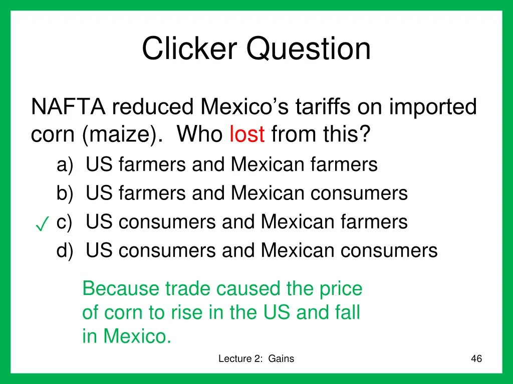clicker question 2