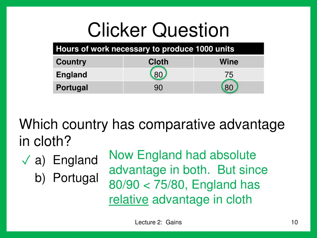 clicker question hours of work necessary 1