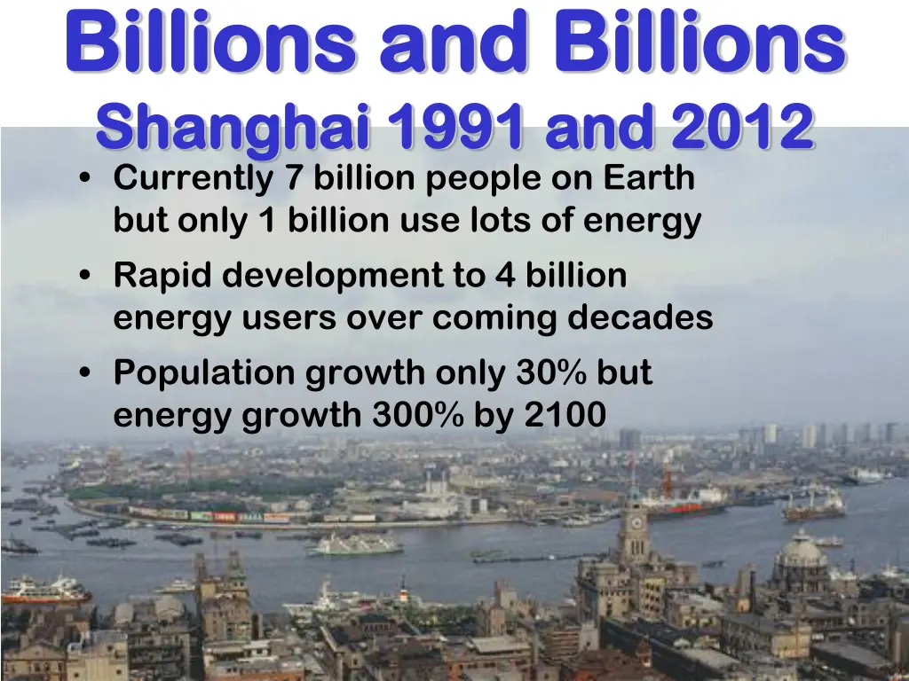 billions and billions billions and billions