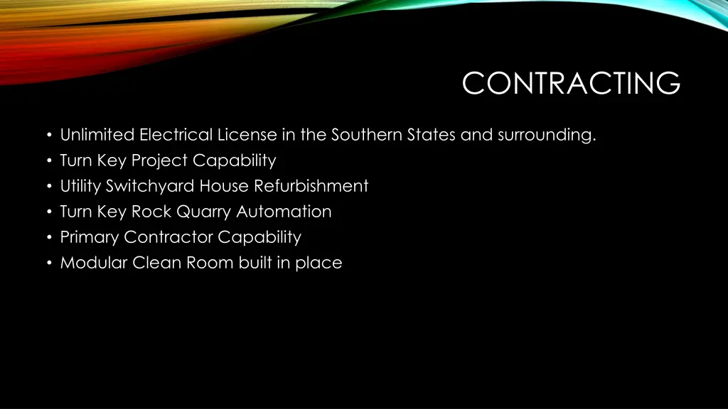 contracting