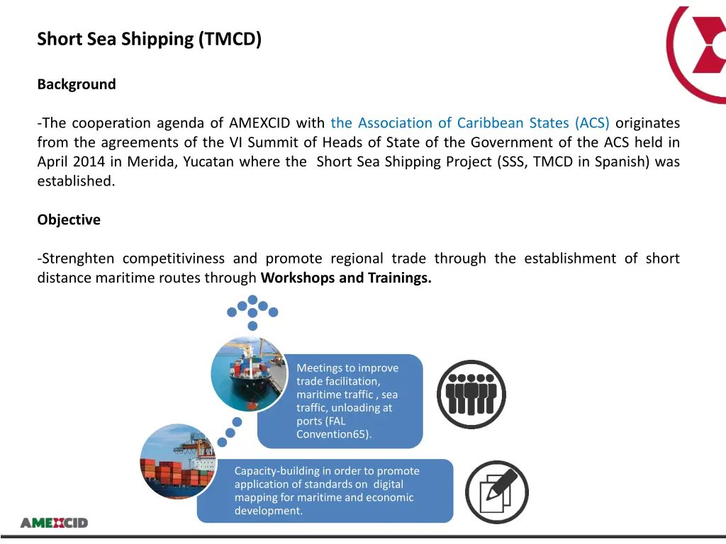 short sea shipping tmcd