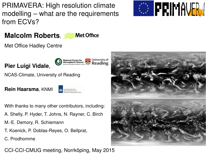 primavera high resolution climate modelling what