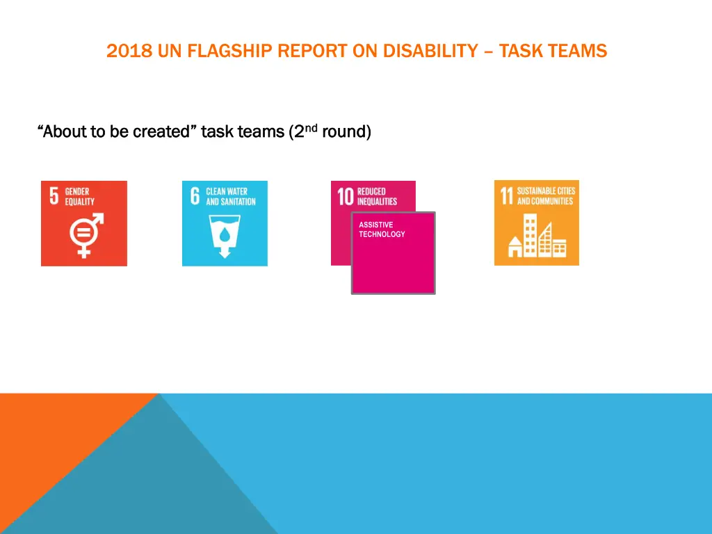 2018 un flagship report on disability task teams 1