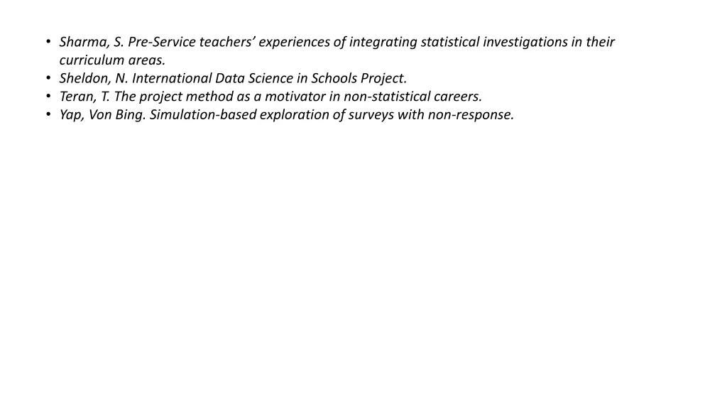 sharma s pre service teachers experiences