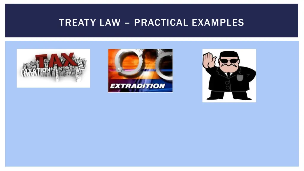 treaty law practical examples
