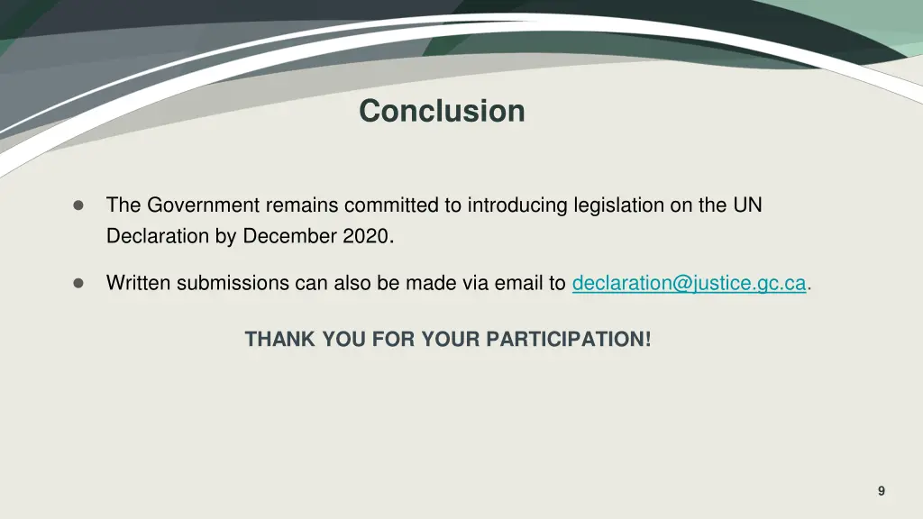 conclusion