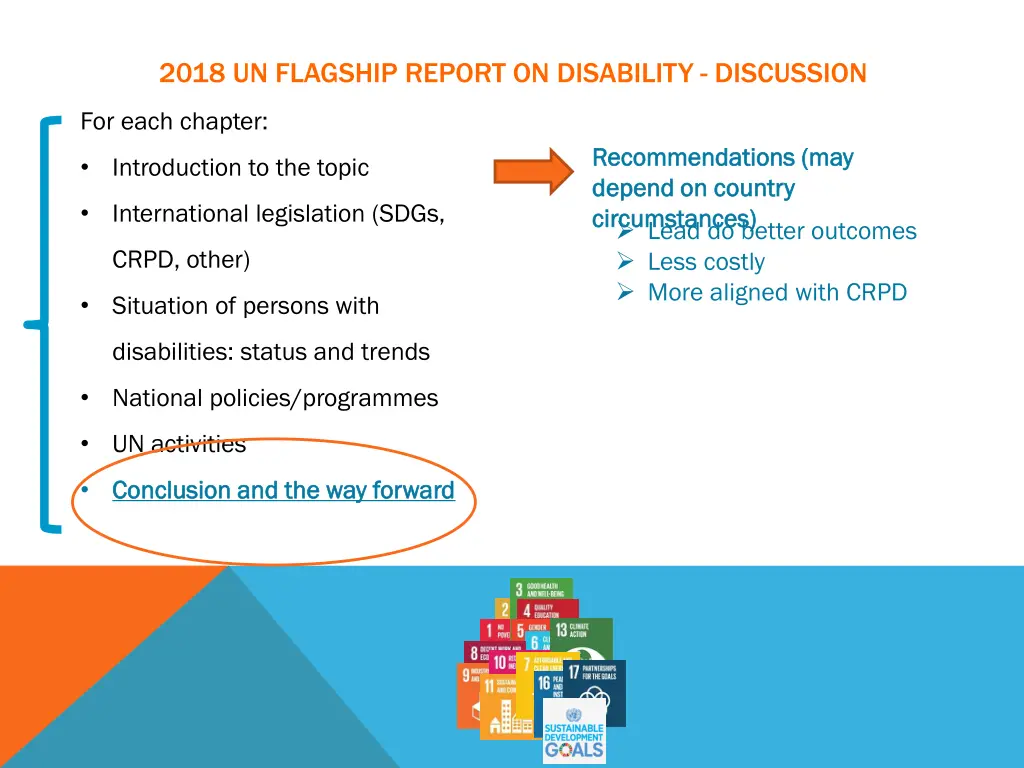 2018 un flagship report on disability discussion 10