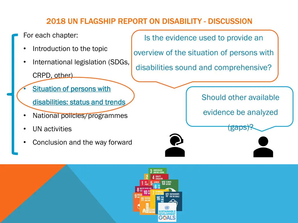 2018 un flagship report on disability discussion 4
