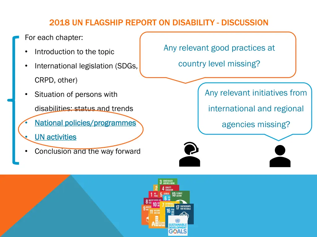 2018 un flagship report on disability discussion 6