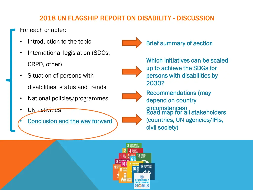2018 un flagship report on disability discussion 9