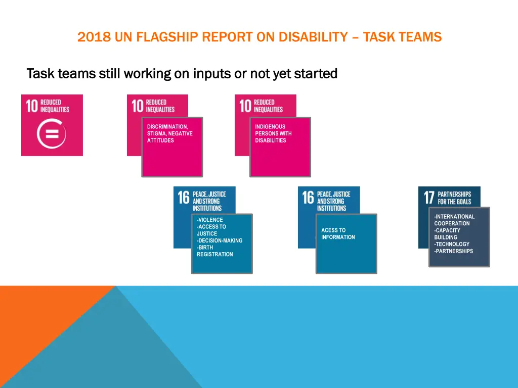 2018 un flagship report on disability task teams 2