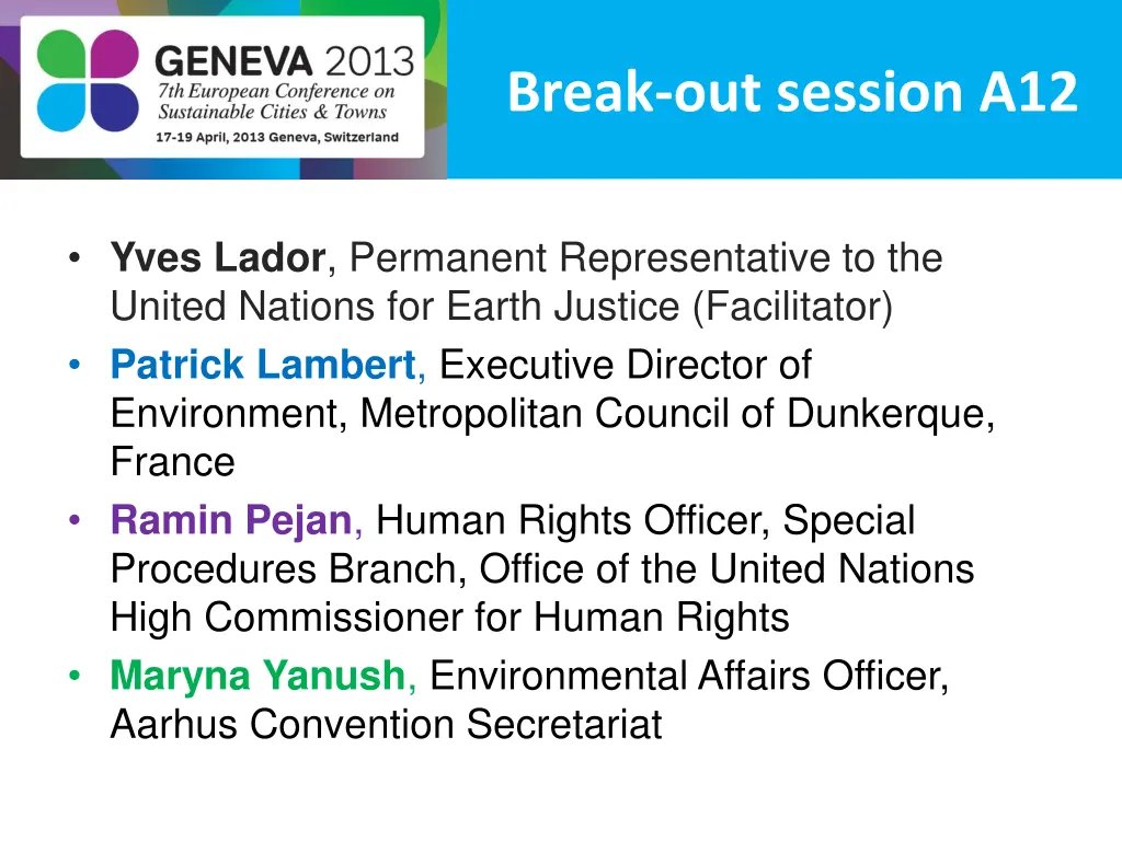 break out session a12