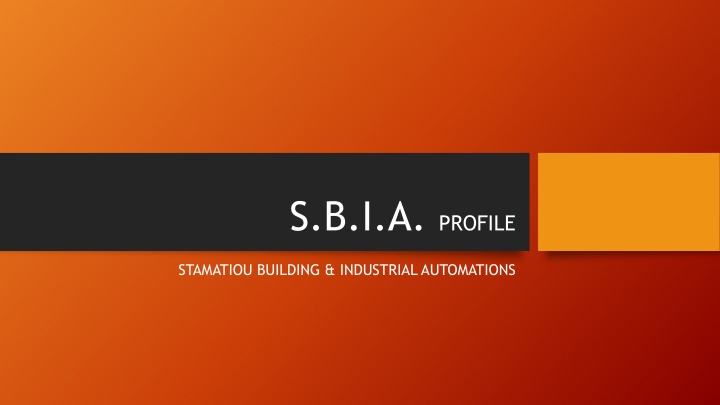 s b i a profile